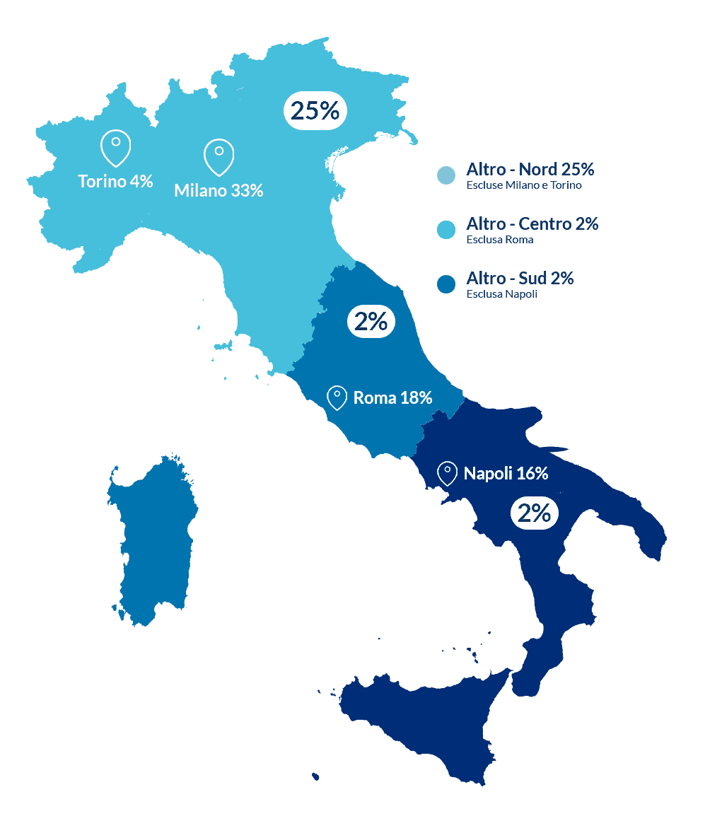 Central Sicaf Immobili Mappa Italia